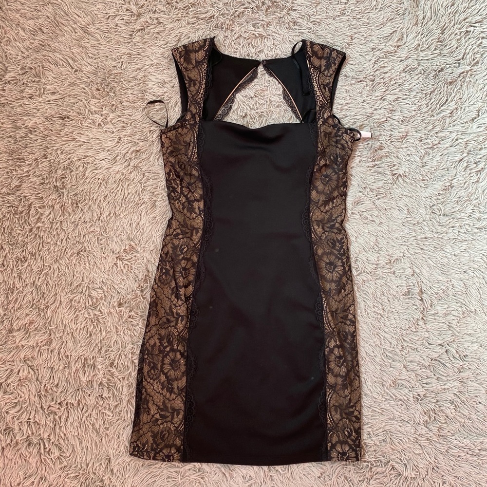 Jackie Jon Black cocktail dress 8